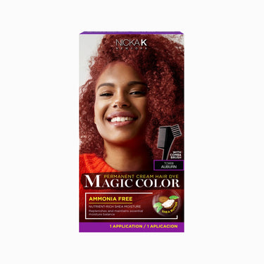 Nicka K Magic Color Permanent Cream Hair Dye – TCW08 Auburn - ANNS BEAUTY SUPPLY